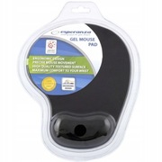 ESPERANZA PODKŁADKA ŻELOWA POD MYSZ CZARNA PODUSZKA POD NADGARSTEK