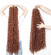 Dredy włosy doczepy syntetyczne zestaw 72 szt.