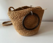 Torebka koszyk pleciony Zara