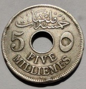 EGIPT 5 Milliemes 1917