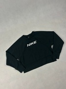 damska sportowa crewneck Nike czarna boxy fit krótka