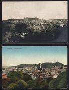 LWÓW   Panoramy Lwowa  zestaw 2 pocztówki 