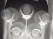 Klosze kanelowane 5 sztuk