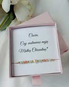 Bransoletka dla Chrzestnej z Perłą naturalną