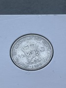 1/2 guldena 1929 r. Holandia srebro Wilhelmina AG