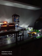 Makieta miasta – z halą, windą i oświetleniem | sterowanie pilotem