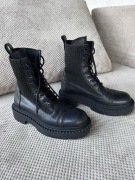 Skórzane buty damskie Badura