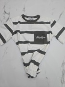 Bawełniany t-shirt Stayhere pasiak z kieszonką UNI 