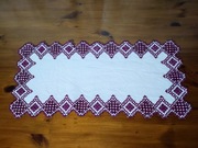 Ręcznie haftowany bieźnik 64x30