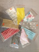 maseczka ochronna wielorazowa bawełniana 18cm