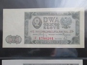 Banknot 2 złote 1948r st +2 rzadki 