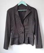 Żakiet XL melanż z dzianiny 