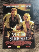 SZEŚĆ DNI SIEDEM NOCY 1998  ulotki filmowe 