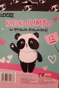 LOOZZ Kredki ołówkowe JUMBO w oprawie drewnianej 12 kolorów