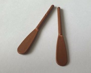 Lego 2542 brązowy old brown 2szt. 