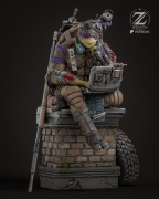 Figurka druk 3D żywica " Donatello TMNT - F1852 " - 120 mm