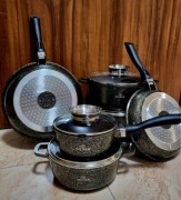 Garnki marmur 17 el. KB-4026