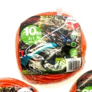 Przedłużacz ogrodowy pomarańczowy 10m ELGOTECH Polski