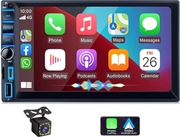 Radio 2DIN 7” CarPlay Android Auto Bluetooth Kamera USB FM Podświetlane