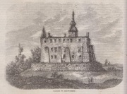 Siewierz - zamek - 1859r. - drzeworyt