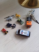 Samochdziki, różne, w dobrym stanie wóz policyjny, śmigłowiec policyjny itd