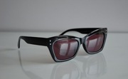 BCBGeneration BG 3072 okulary przeciwsłoneczne czarne cat eye