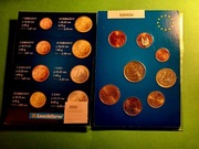 Hiszpania 2002 Zestaw 8 monet euro .Stan menniczy