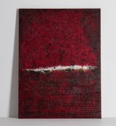 Obraz 50 x 70 cm mixmedia akryl, klej