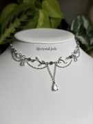 Naszyjnik z Agatem Mszystym, biżuteria, rękodzieło