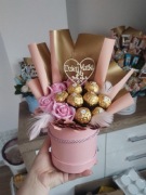 Flowerbox dzień matki ferrero box słodyczy 