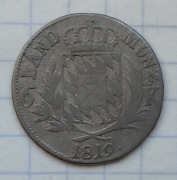 #720 Niemcy Bawaria 6 krajcarów 1819  srebro 