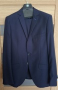 Granatowy garnitur męski, rozmiar 46L 182/92/80