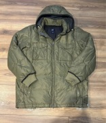 Khaki kurtka ocieplana Gap