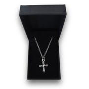 Łańcuszek stal szlachetna 54 cm z krzyżykiem