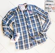 Camp David Green fajna kraciasta koszula r.M