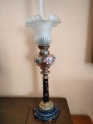 Lampa naftowa kolumnowa - przeł.XIX/XX w.