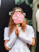 Wianek komunijny, rękawiczki komunijne 