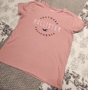 Hollister pudrowy róż t-shirt r. XS
