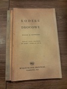 książka z 1963r "kodeks drogowy" stan db