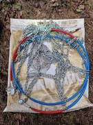 Łańcuchy zimowe śniegowe na koła do auta 195/70-14' 185/70-15' cali