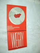 WĘGRY - MAPA PRZEGLĄDOWA - 1:1 000 000 - 1985