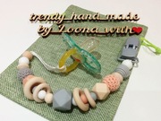 Zawieszka do smoczka, uchwyt do smoczka, klips do smoczka, pastelowe kolory