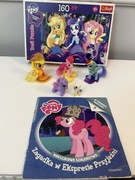 Puzzle firmy trefl little pony 160 elementów 6+, figurki i książka