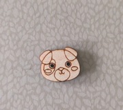 5x guzik drewno grawer 2cm hand made guz3