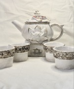 Ceramiczny zestaw do herbaty. Wykonane w stylu japońskim. (Handmade)