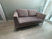 Wypoczynek kanapa pudrowy róż 2 szy