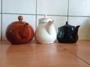 Zestaw 3 kultowych imbryków PRL - Ćmielów, Chodzież, Mirostowice - OKAZJA