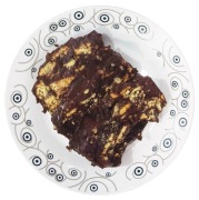 Blok czekoladowy z orzechami - oryginalny przepis