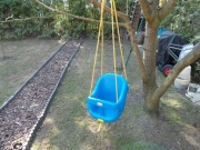 Huśtawka głęboka kubełkowa 4309 niebieska Little Tikes 