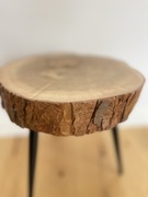 Stolik kawowy pomocniczy nocny z plastra drewna